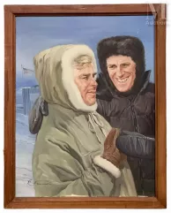 Ecole FRANCAISE du XXe siècle-Lot de deux œuvres :-img1