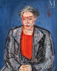 Pierre TAL-COAT (Clohars -Carnoët 1905 - Saint Pierre de Bailleul 1985)-La cartomancienne, 1937-img1