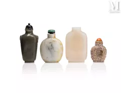 CHINE, XIXe siècle-Ensemble de quatre tabatières-img1