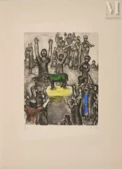 Marc Chagall (1887-1985)-Le Veau d’or, 1958-img1