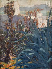 André DELACROIX (Constantine 1878 - Tunis 1934)-Sidi bou Saïd-img1