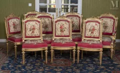 Salon en bois doré et sculpté--img1