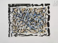 Jean-Paul Riopelle (1923-2002)-Les mouches à Marier (pl. VI), 1985-img1