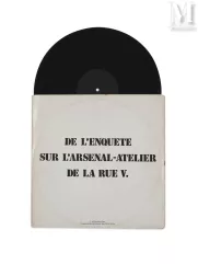 Sarkis (né en 1938)-De l'enquête sur l'Arsenal - Atelier de la rue V., 1974-img1