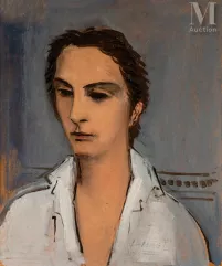 Ismael de la SERNA (Grenade 1897 - Paris 1968)-Portrait d'homme, 1954-img1