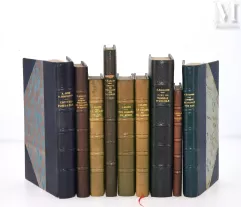 Lot. Ensemble de 9 volumes reliés :--img1