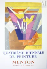 Trois affiches pour la Biennale de Peinture à Menton.--img1