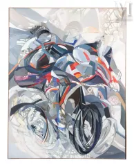 Jacqueline VERDET (1931-2023)-L'arrivée N°2-img1