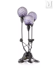 Antonin DAUM (1864 - 1930) &amp; Louis MAJORELLE (Toul 1859 - Nancy 1926)-"Fleurs de pissenlits"-img1