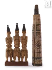 TROIS SCULPTURES KARAJÁS, INSTRUMENT DE MUSIQUE--img1