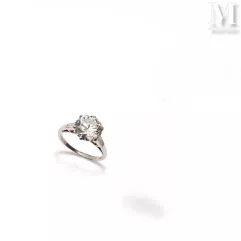 Bague diamant solitaire--img1