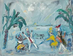 Michel GEORGES-MICHEL (Paris 1883-1985)-Jour de canaval-img1