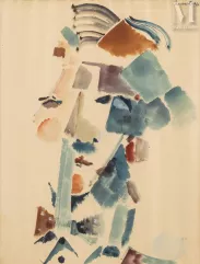 Ghislain DUSSART (1924-1996)-Visage-img1