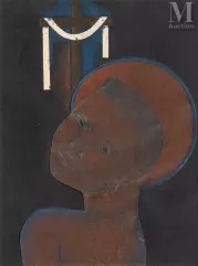 Marie VASSILIEFF (Smolensk 1884 - Nogent sur Marne 1957)-Le Saint-img1