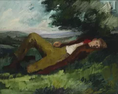 André MARE (Argentan 1885 – Paris 1932)-Le Chasseur endormi, esquisse-img1