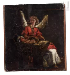 Ecole Française du XIXe siècle-L'archange-img1