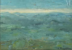 Jacques TRUPHEMUS (Grenoble 1922-2017)-Toscane-img1