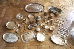 Lot en métal argenté--img1