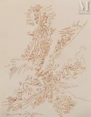 André MASSON (Balagny sur Therain 1896-Paris 1987)-Bestialité-img1