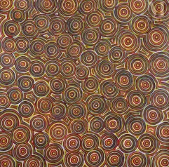 Loretta Morton Napanangka (XXè)-Water Dreaming, 2022-img1