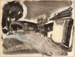 Pierre AMBROGIANI (1907-1985)-Paysage-img1