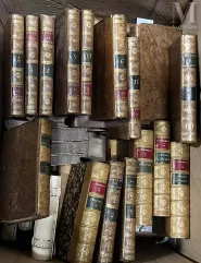 Lot comprenant un ensemble de petits volumes in-16 ou in-18 du XIXe s. :--img1