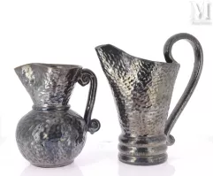 Antoine FAZIO (XX ème siècle) - VALLAURIS-Ensemble de trois pichets-img1