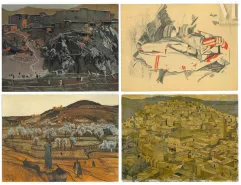 Jacques MAJORELLE (Nancy, 1886 - Paris, 1962)-Les Kasbahs de l'Atlas-img1