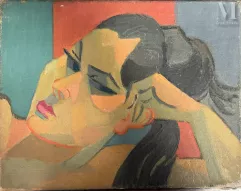 Thérèse HUMMEL (1911-1999)-Lot de neuf oeuvres :-img1