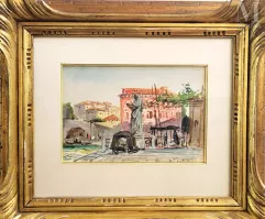 Alexis MOSSA (1844-1926)-Venise, Fondamenta Labbia-img1