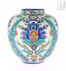 KERAMIS --Grand vase modèle D69 de forme ovoïde-img1