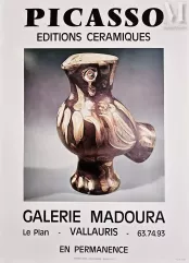 Pablo PICASSO (1881–1973) (D’après) : Editions céramiques. 2 affiches--img1