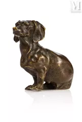 Edouard Marcel SANDOZ (1881 - 1971)-"Basset assis"-img1