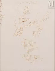 André MASSON (Balagny sur Therain 1896-Paris 1987)-Composition-img1