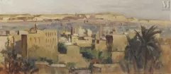 Georges Hanna SABBAGH (Egypte, 1887 - 1951)-Vue d'Assouan-img1