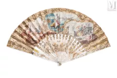 RARE ÉVENTAIL DE LA REINE MARIE-ANTOINETTE,--img1