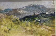 Annette FAIVE FONTANAROSA (1911-1988)-Village en Provence-img1