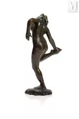 D'après Edgar DEGAS-Danseuse (femme) regardant la plante de son pied droit-img1
