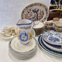 Lot en faïence et porcelaine--img1