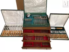 Partie de service en métal argenté-ERCUIS et divers-img1