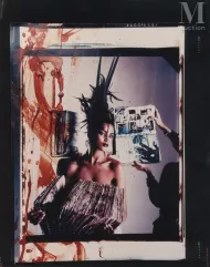 Peter BEARD (1938-2020)-Khadija with diaries, 1989-img1