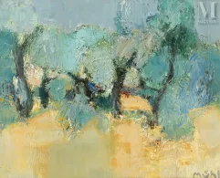 Roger MUHL (Strasbourg 1929 - Mougins 2008)-Les saules-img1