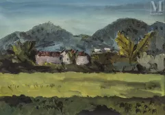 Dimitri BOUCHÈNE (St.Tropez 1893 – Paris 1993)-Environs d'Abano, les terres-img1