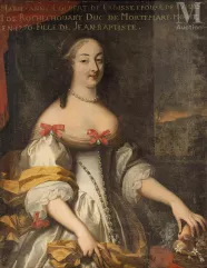 Ecole FRANCAISE vers 1700-Portrait de Marie-Anne Colbert de Croissy-img1
