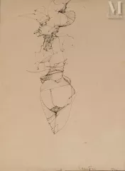 Leonor FINI (Buenos Aires 1908 - Paris 1996)-Sans titre, 1924-img1