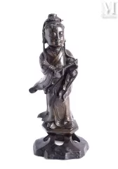 CHINE, Epoque Ming-Sujet en bronze-img1