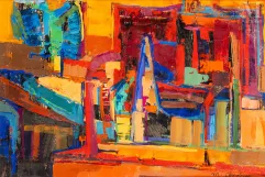 M. CHOUBINE (Actif au XX ème siècle)-Vielle Ferme-img1