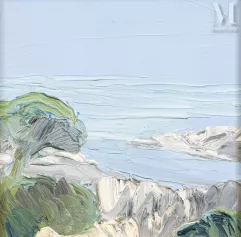 Roger MUHL (Strasbourg 1929 - Mougins 2008)-Bord de mer-img1