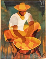 AUBUSSON - Atelier Robert Four-Le marchand d'oranges-img1