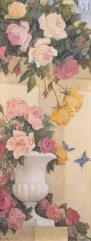Alexandre ROUBTZOFF (Saint-Pétersbourg 1884 - Tunis 1949)-Roses dans une villa à Sidi Bou Said-img1